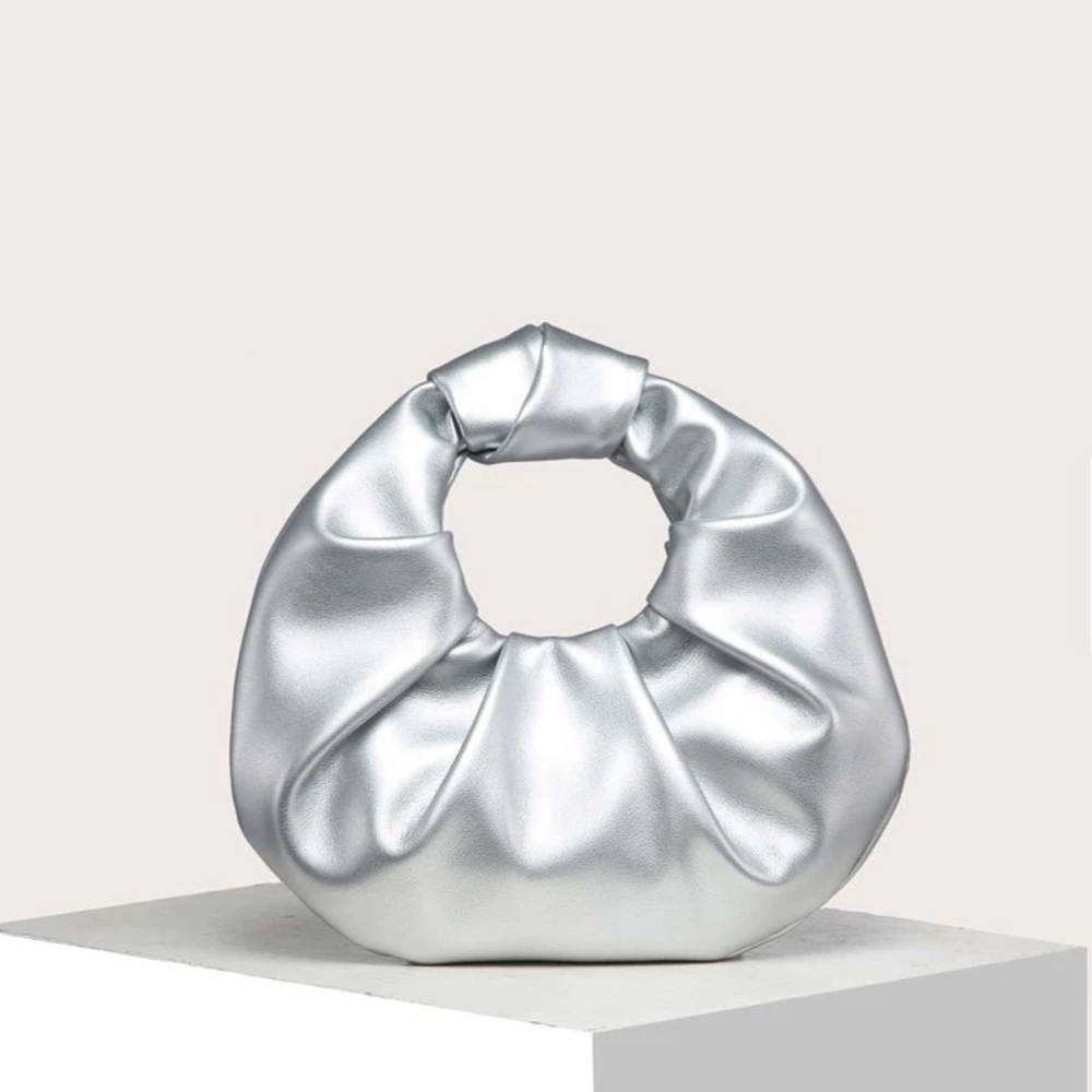 Metallic Silver handbag